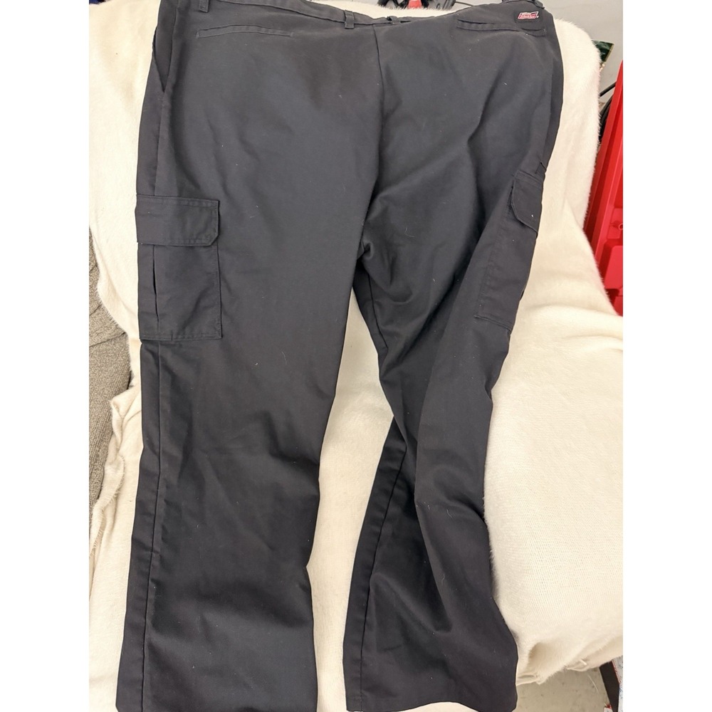 Dickies Cargo Work Pants Mens 44x32 Black Loose Fit Multi-Pocket - Picture 4 of 4